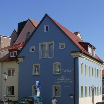 Referenz Fassade Maler Giesa Gunzenhausen Gasthaus Altmuehlbruecke Nachher